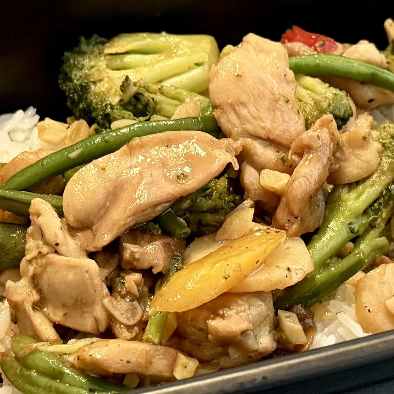 Chicken Stir-Fry with Rice